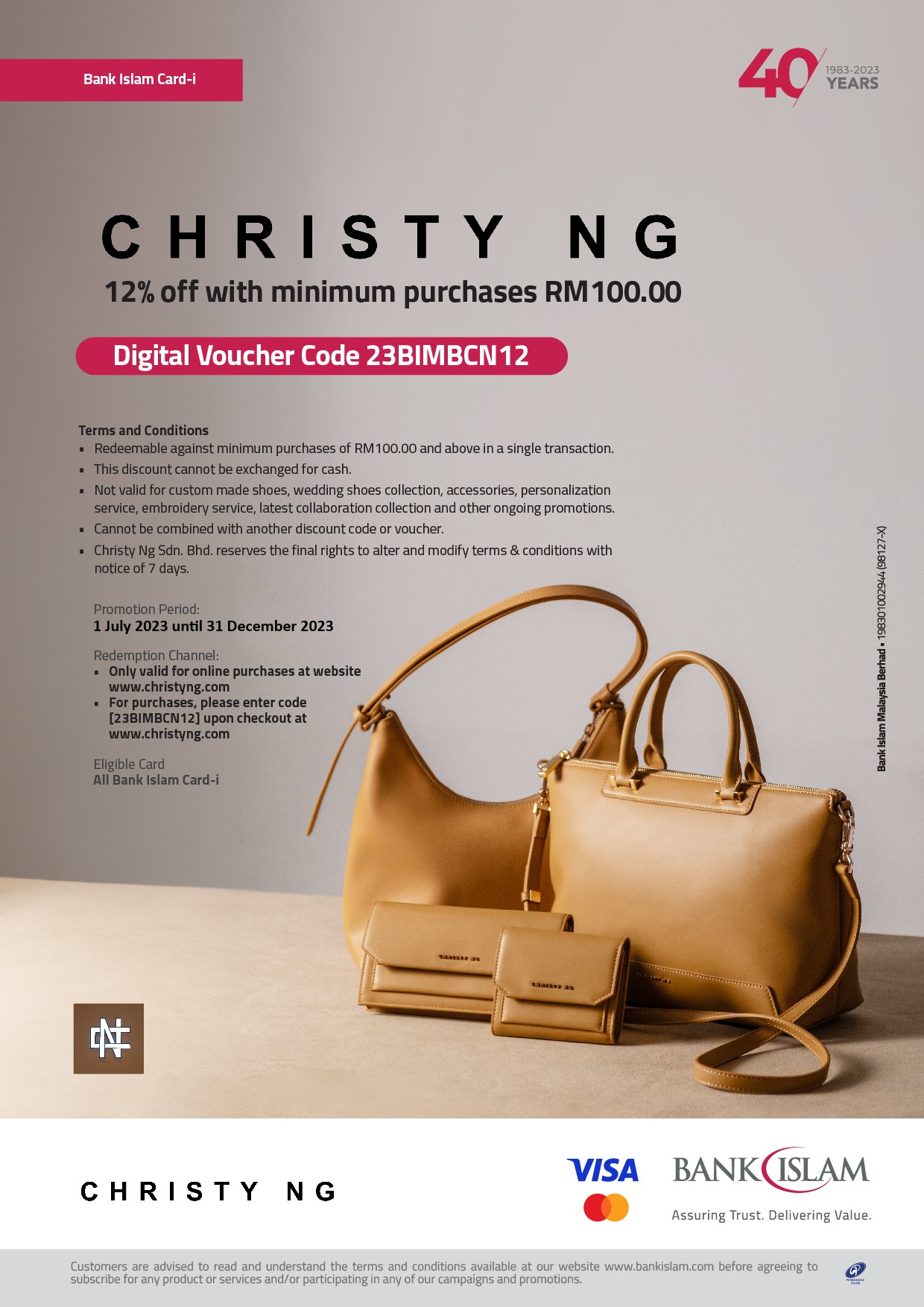 Promotion by Christy Ng – Bank Islam Malaysia Berhad