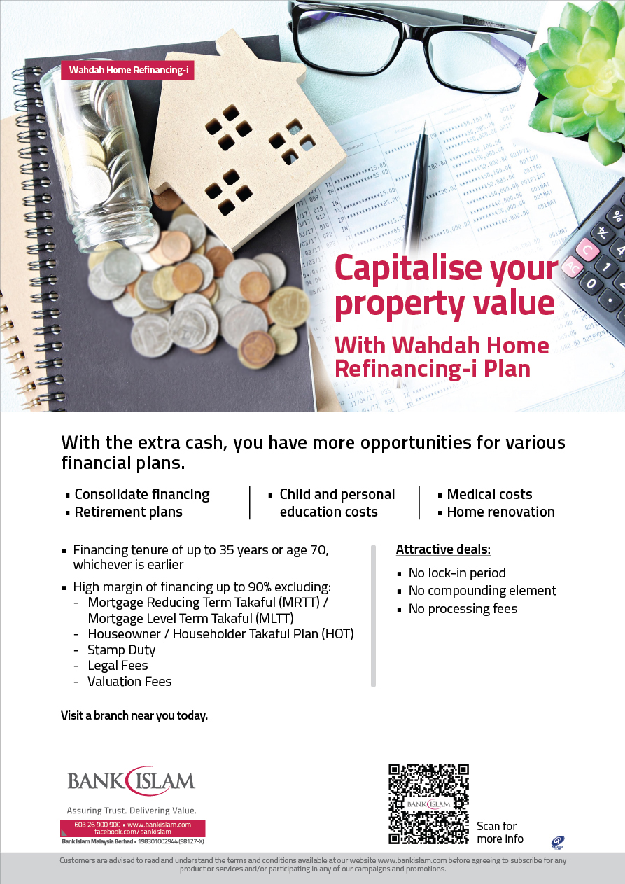 Wahdah Home Refinancing I Bank Islam Malaysia Berhad