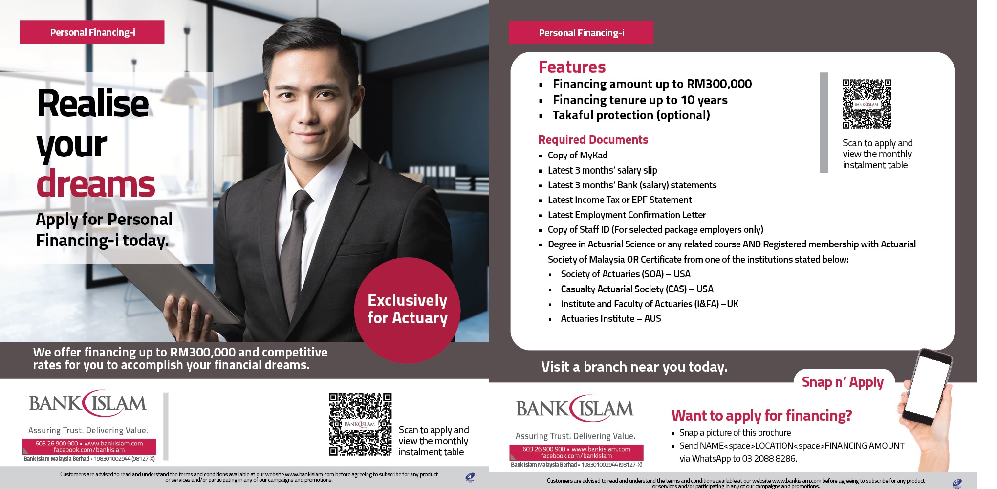 Personal Financing For Professional Program Bank Islam Malaysia Berhad