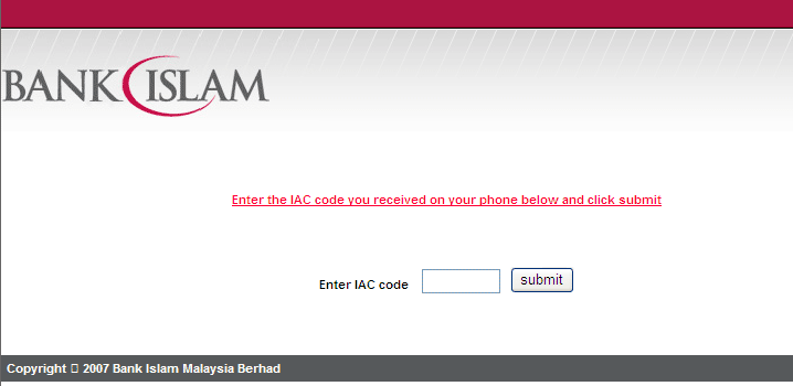 Internet Banking Bank Islam Malaysia Berhad