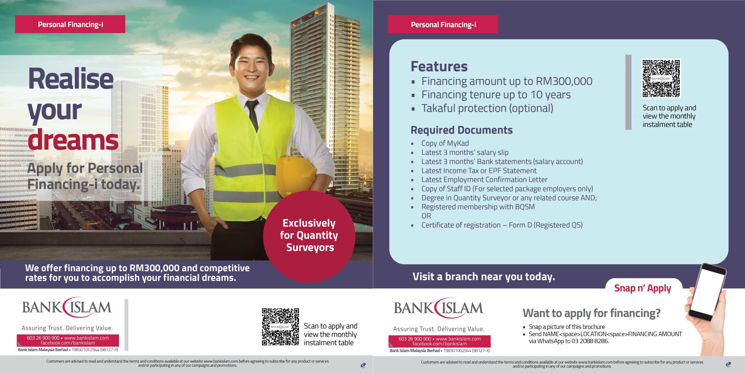 Personal Financing For Professional Program Bank Islam Malaysia Berhad